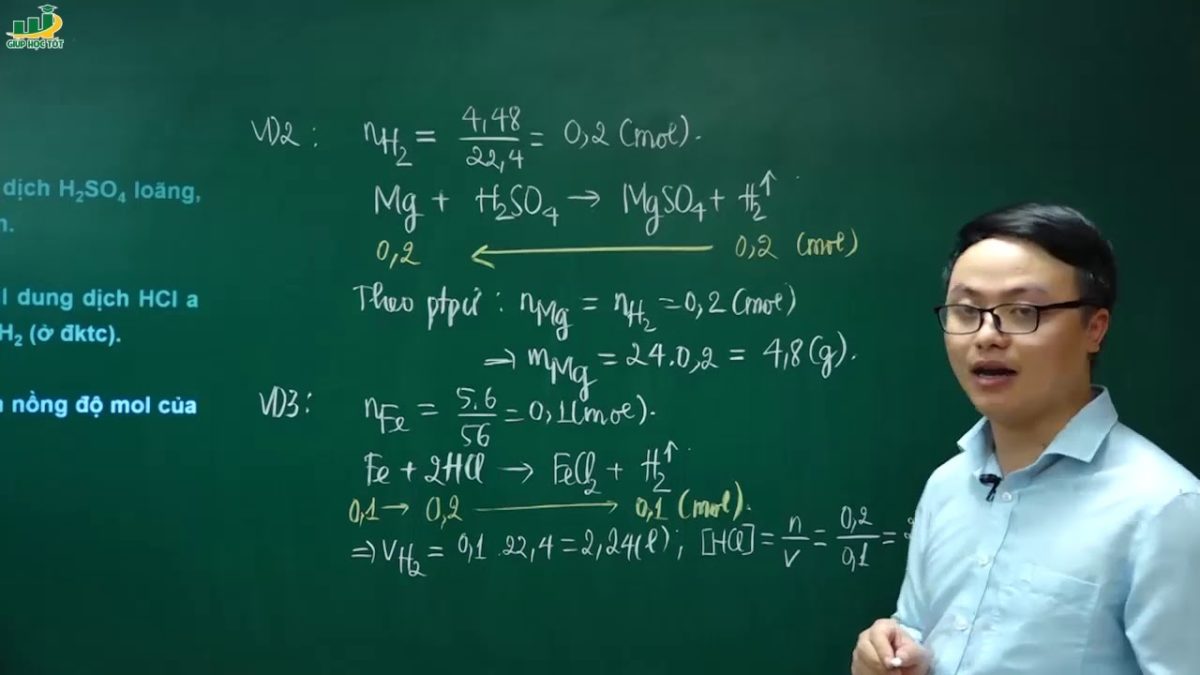 Cách giải bài toán theo phương trình hoá học